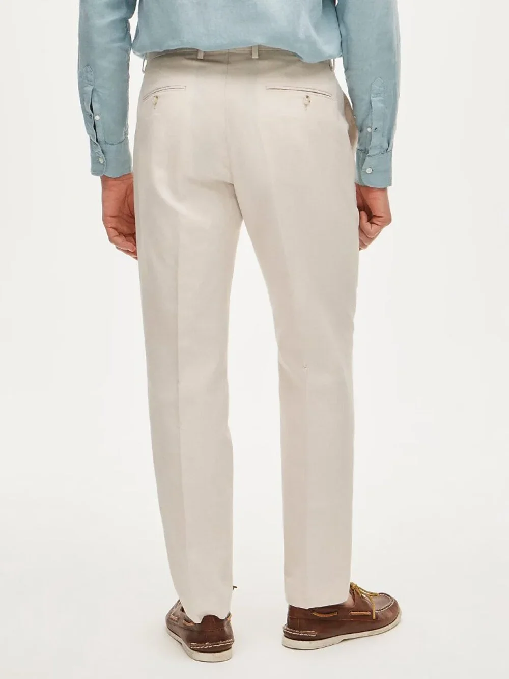 J. Crew Ludlow Slim-fit suit pant in Baird McNutt Irish cotton-linen blend